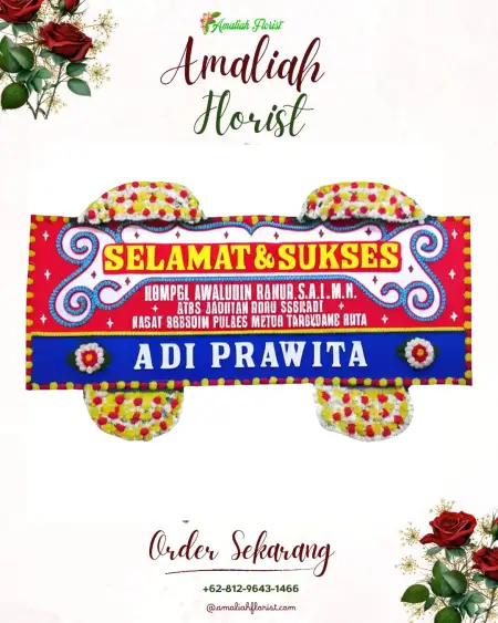 Papan Bunga Ucapan Selamat Keposong